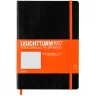 Блокнот Leuchtturm1917 WhiteLines Средний Черный Линия (345311) с отрывными листами