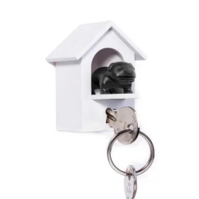 Ключниця настінна і брелок для ключів Qualy Watch Dog Black