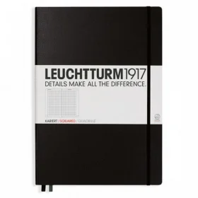 Блокнот Leuchtturm1917 MasterSlim Чорний Клітка (310174)