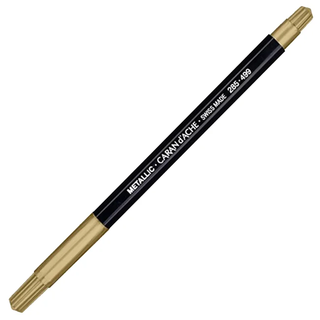 Фломастер Caran d'Ache Fancolor Metallic Золотистый