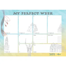 Отрывной еженедельник My Perfect Day Вышиванка A4 52 листа