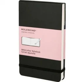 Карманный блокнот для акварели Moleskine Watercolour Черный
