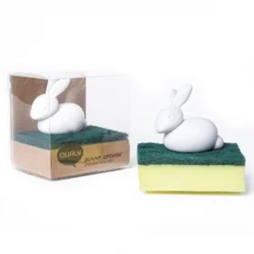 Тримач для губки Qualy Bunny Sponge White