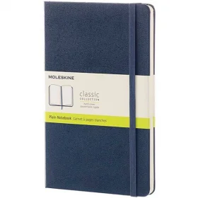Середній блокнот Moleskine Classic Тверда обкладинка Сапфір Чисті аркуші
