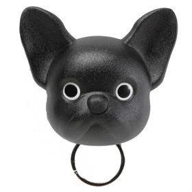 Ключниця настінна Qualy Frenchy Dog Чорна