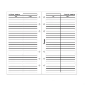 Бланки Имена Адреса Телефоы Факсы Е-mail Filofax Personal White (130201)