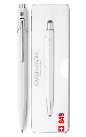 Ручка Caran d'Ache 849 Pop Line White + подарунковий футляр