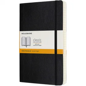 Средний блокнот Moleskine Classic Expanded Мягкая обложка Черный Линия