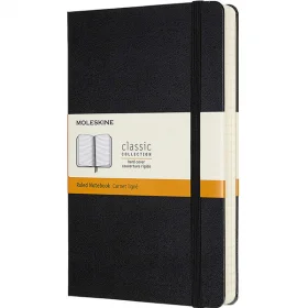 Средний блокнот Moleskine Classic Expanded Твердая обложка Черный Линия