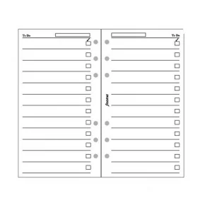 Бланки для задач To Do Filofax Personal White (132204)
