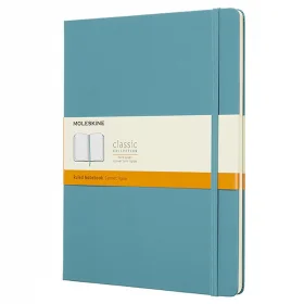 Большой блокнот Moleskine Classic Твердая обложка Океанский синий Линия