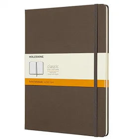 Большой блокнот Moleskine Classic Твердая обложка Коричневый Линия
