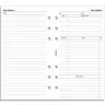 Бланки План на день Filofax Personal White (131319)