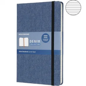 Средний блокнот Moleskine Denim Антверпен Синий Линия