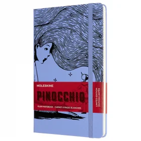 Средний Блокнот Moleskine Pinocchio Чистые Листы Голубой