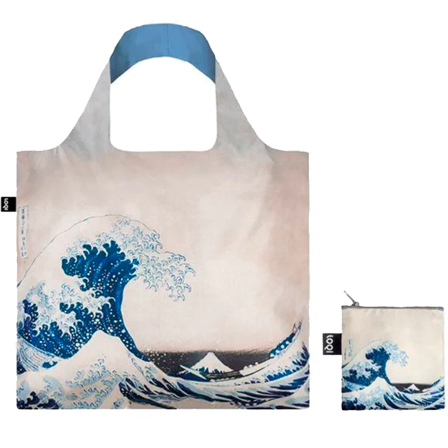 Сумка для покупок складная Loqi HOKUSAI The Great Wave