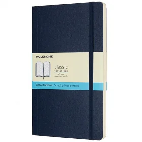 Средний блокнот Moleskine Classic Синий Мягкая обложка Точка