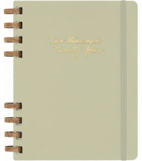 Большой Еженедельник Moleskine 2024 Spiral Киви