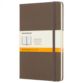 Средний блокнот Moleskine Classic Твердая обложка Коричневый Линия