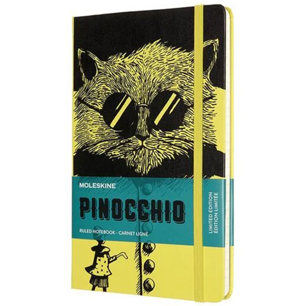 Средний Блокнот Moleskine Pinocchio Линия Желтый
