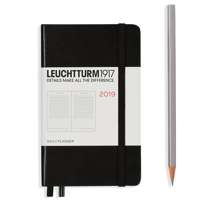 Ежедневник Leuchtturm1917 Карманный Черный 2019 (357876)