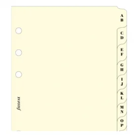Роздільники алфавітні Filofax A5 Сream (англ) (341664)
