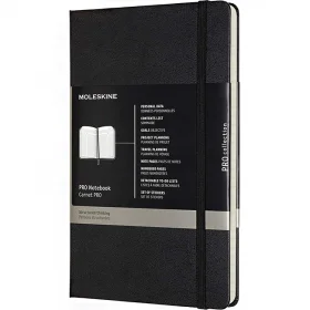 Средний еженедельник без дат Moleskine Folio Professional Черный