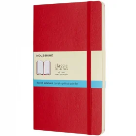 Середній блокнот Moleskine Classic Червоний М&#39;яка обкладинка Точка