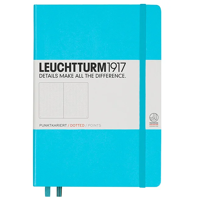 Блокнот Leuchtturm1917 Средний Ледяной синий Точка (357482)