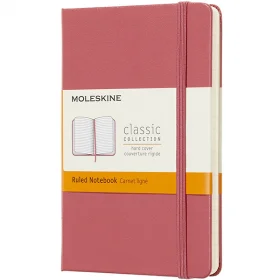 Карманный блокнот Moleskine Classic Твердая обложка Пастельно-розовый Линия