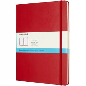 Великий блокнот Moleskine Classic Червоний Тверда обкладинка Точка