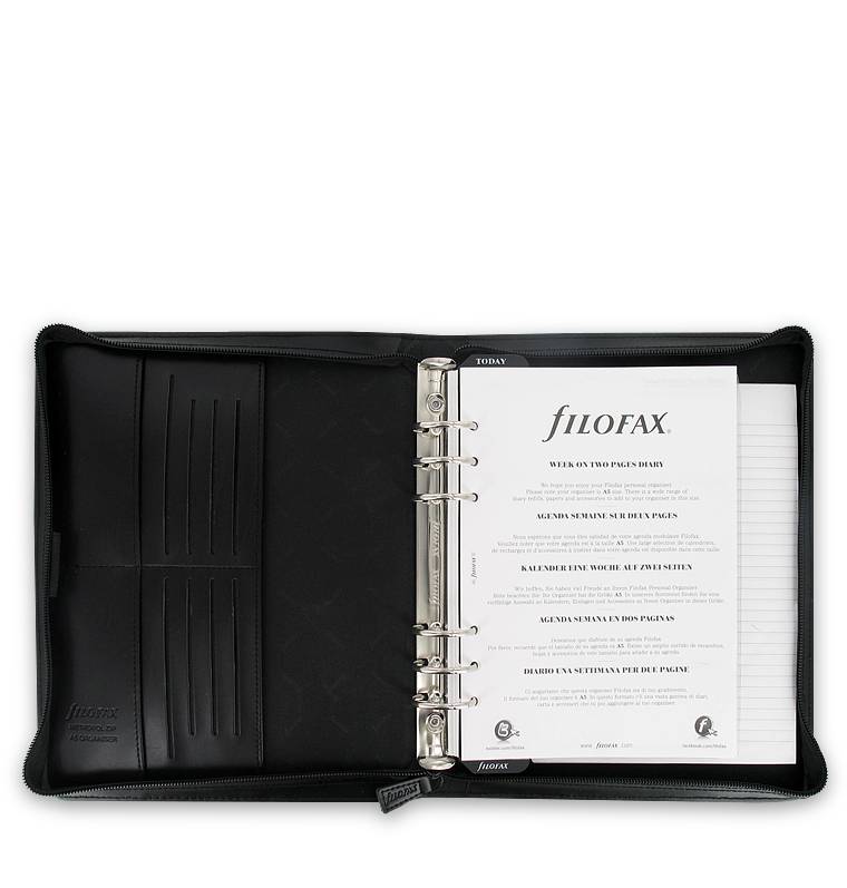 Органайзер Filofax Metropol Zip A5 Black (026979)
