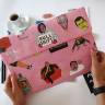 Чехол для MacBook 13" Paper Ninja Pink L
