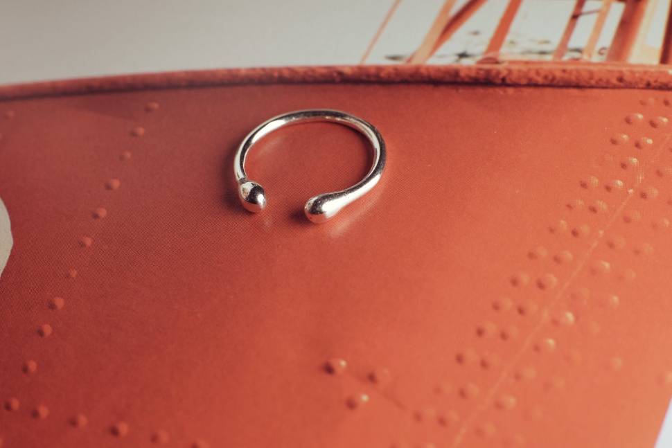 Кільце на фалангу Cote & Jeunot зі срібла Сірник