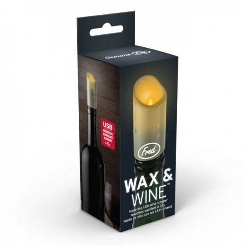 Стоппер для пляшок LED Candle Wax and Wine Fred and Friends