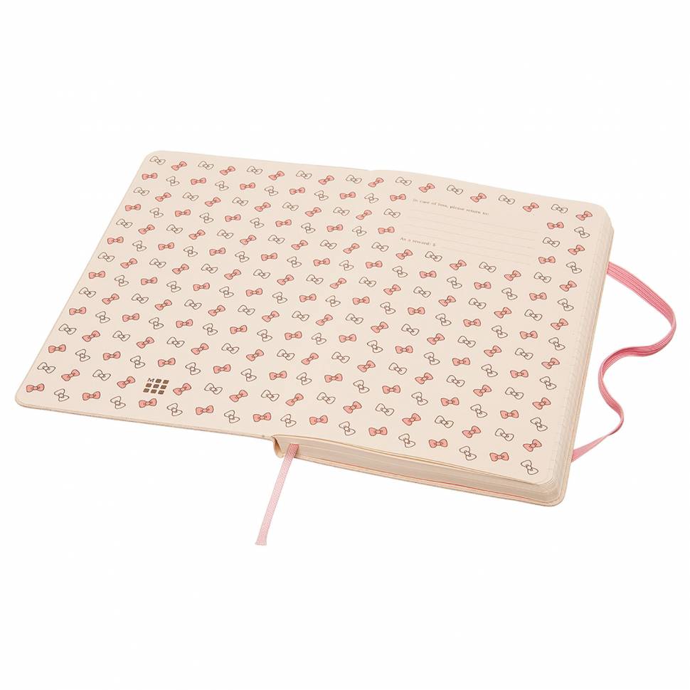 Средний блокнот Moleskine Hello Kitty Линия Белый Канва
