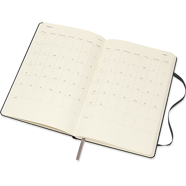 Еженедельник Moleskine PRO А4 вертикальний твердый Черный
