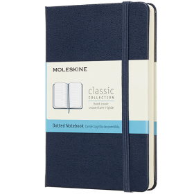 Карманный блокнот Moleskine Classic Твердая обложка Синий Точка