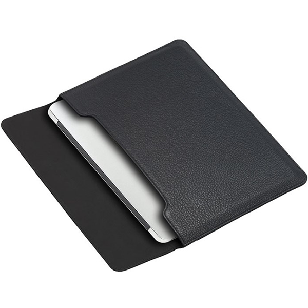 Кожаный чехол для ноутбука MacBook Pro 13" Black Brier Verona Черный