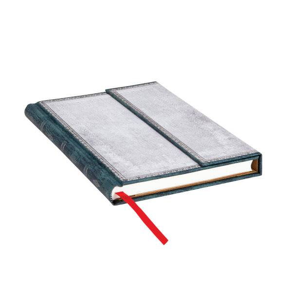 Блокнот Paperblanks Середній стара шкіра Сірий