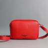 Шкіряна жіноча сумка AV2 Червона (B337)