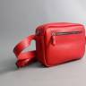 Кожаная женская сумка AV2 Красная (B337)