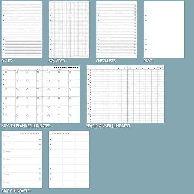 Органайзер Filofax Clipbook A5 Patterns Denim (145002)