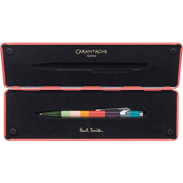 Ручка Caran d'Ache 849 Paul Smith Коралловый Бокс