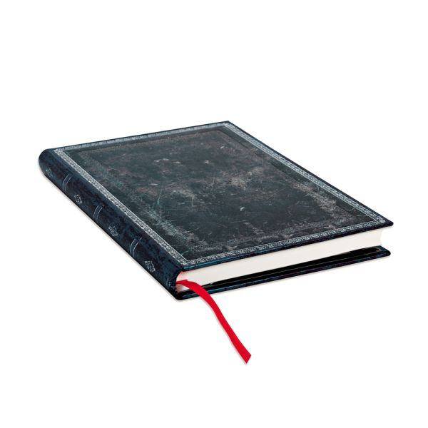 Средний блокнот Paperblanks Старая Кожа Классический Серый Линия