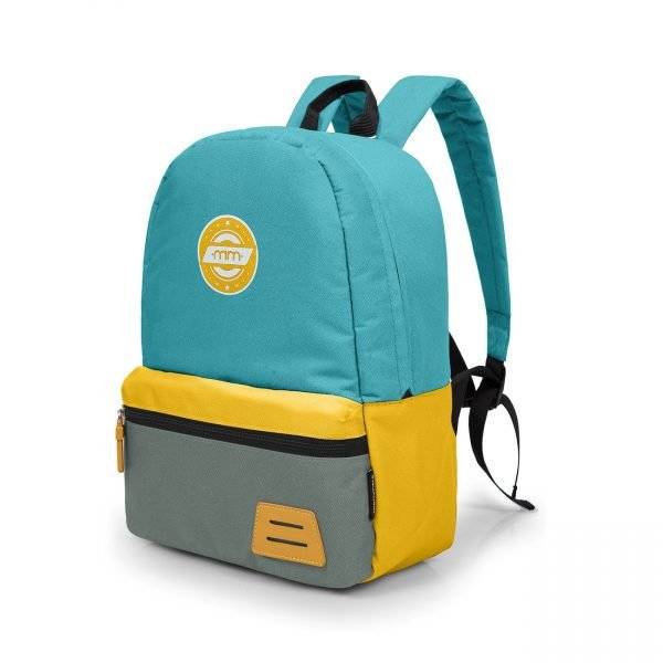 Детский рюкзак Mommore S Серый\Голубой