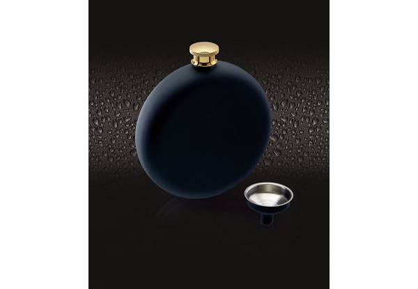 Круглая фляга BarCraft с воронкой (350 мл)