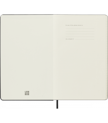 Средний Еженедельник Moleskine Вертикальный PRO 2024 Черный