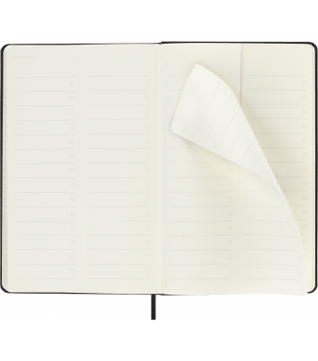 Средний Еженедельник Moleskine Вертикальный PRO 2024 Черный