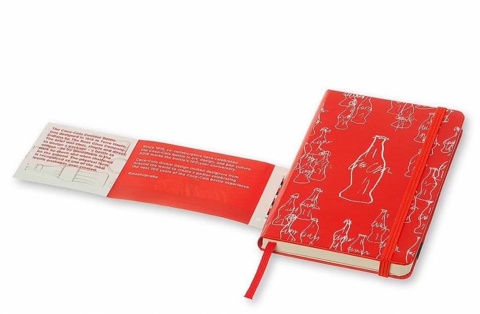 Кишеньковий блокнот Moleskine Coca-Cola Чисті аркуші Червоний